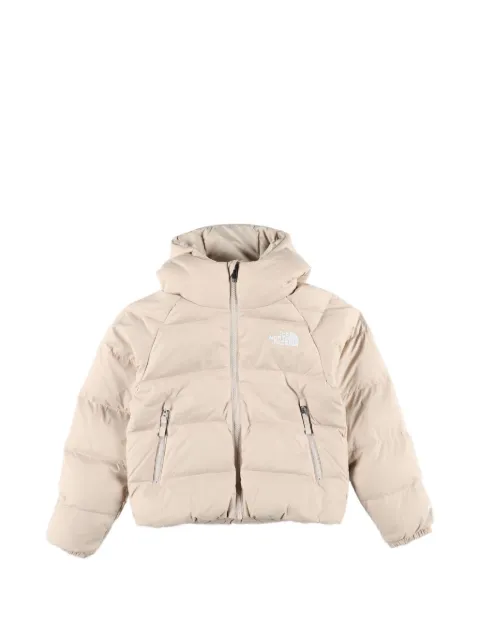 The North Face Kids quilted hooded jacket
