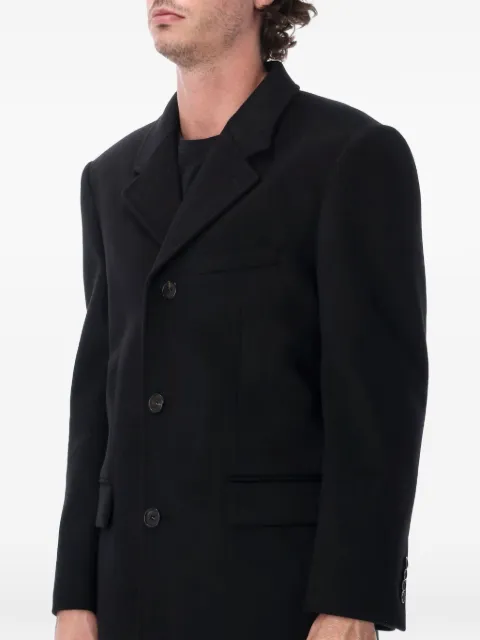 DUNST single-breasted notched-lapels coat