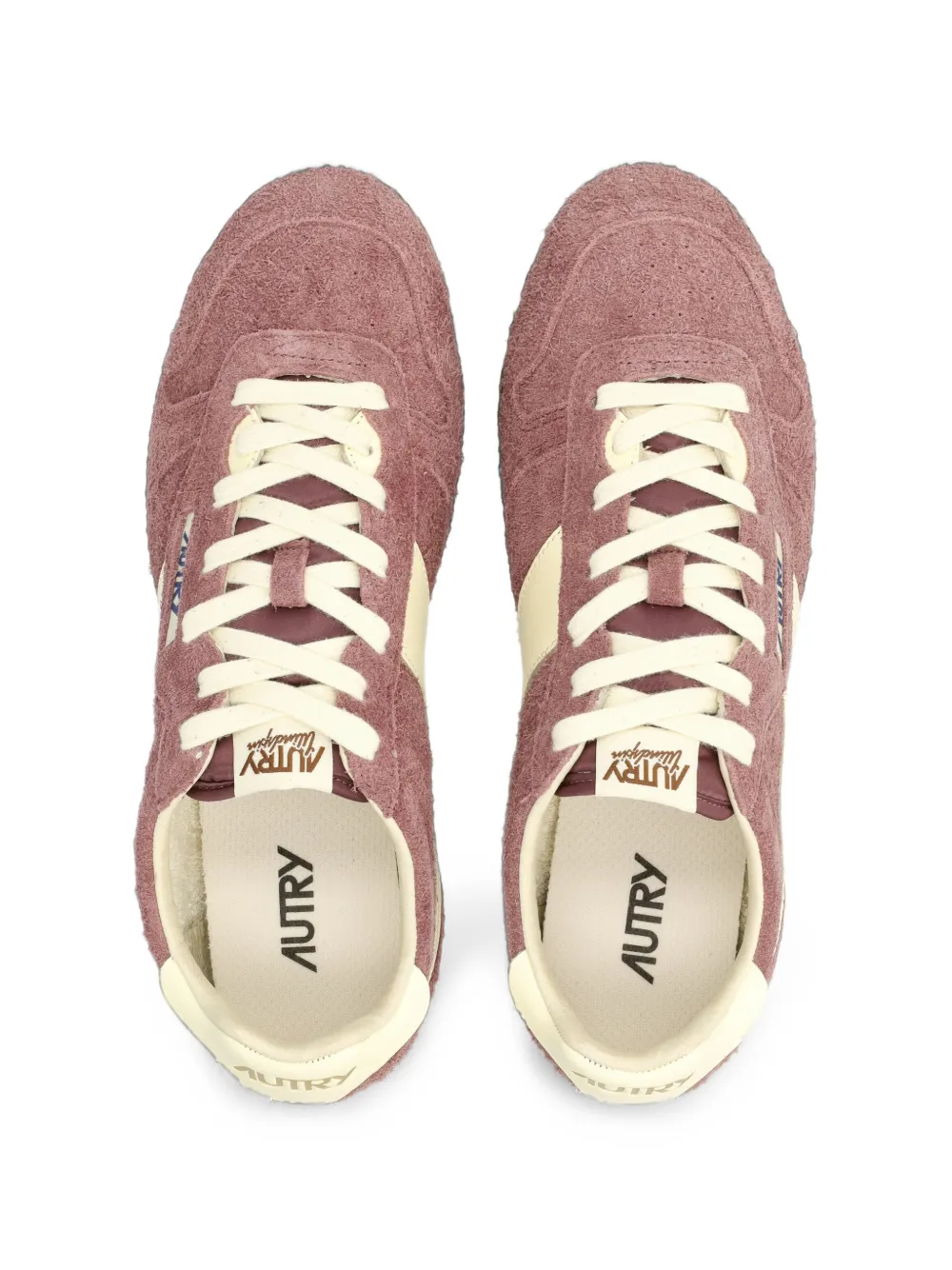 Autry Windspin logo-patch sneakers Rood