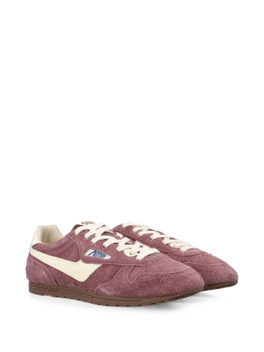 Autry Windspin logo-patch sneakers Rood