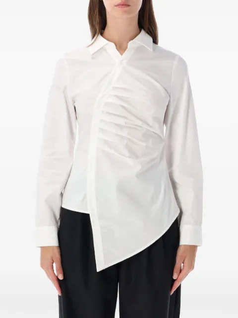 OpéraSPORT Luduvica ruched asymmetric-hem shirt