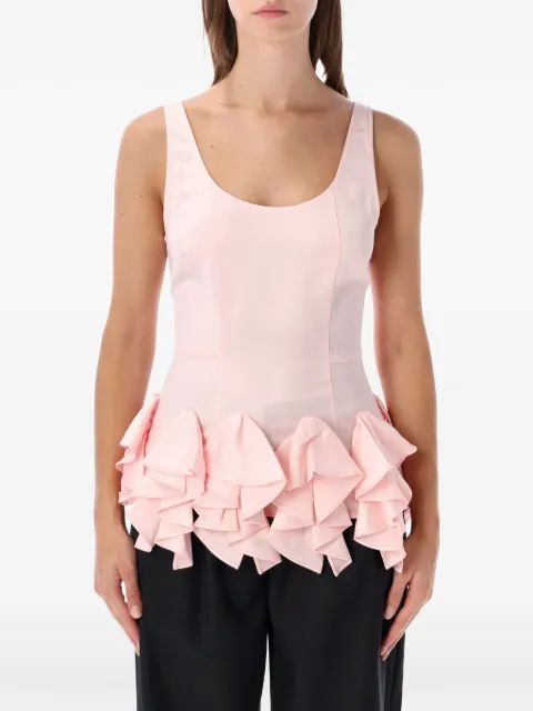 OpéraSPORT Tiziana ruffled peplum top