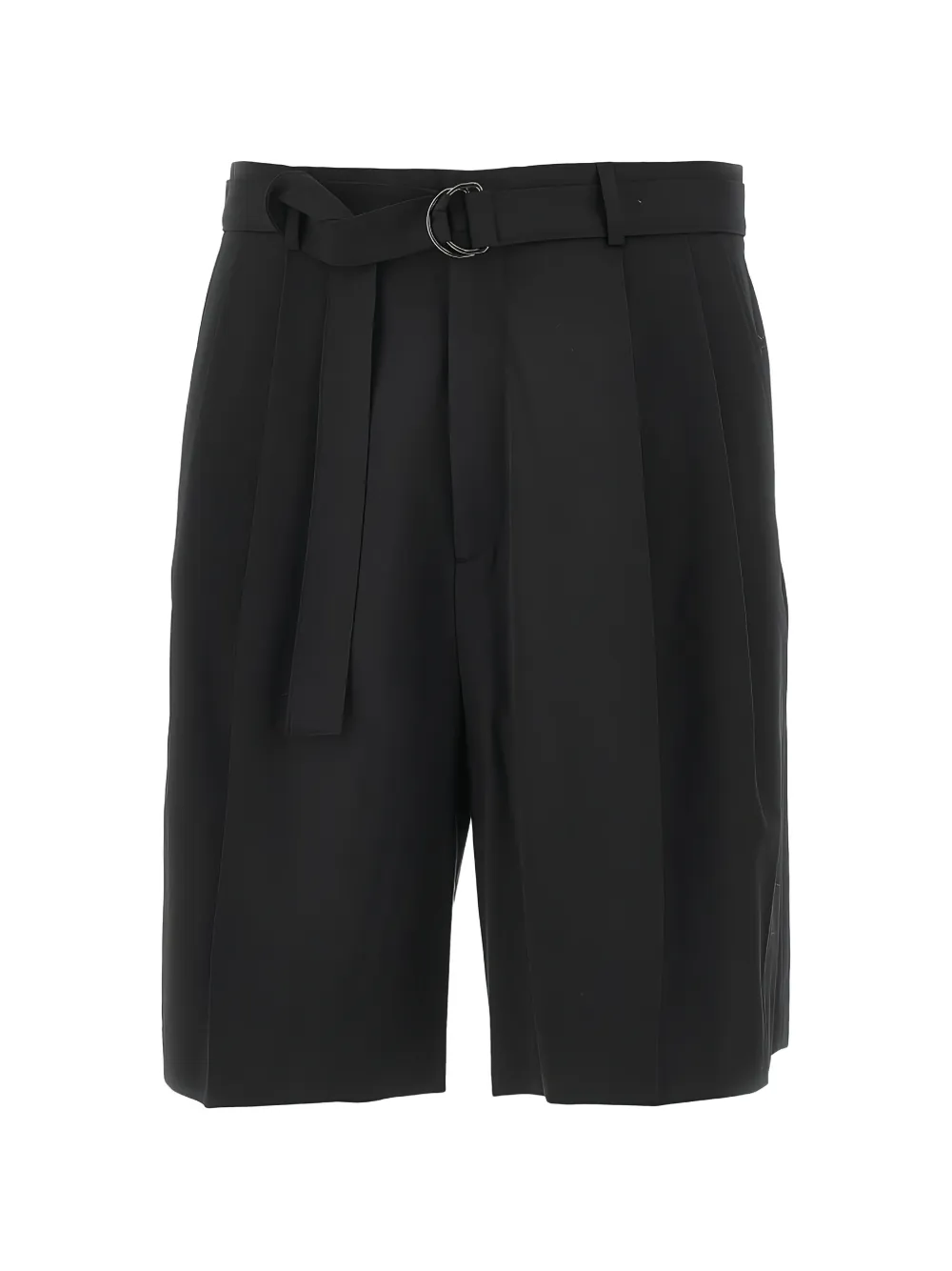 Cmmn Swdn belted pleated shorts - Nero