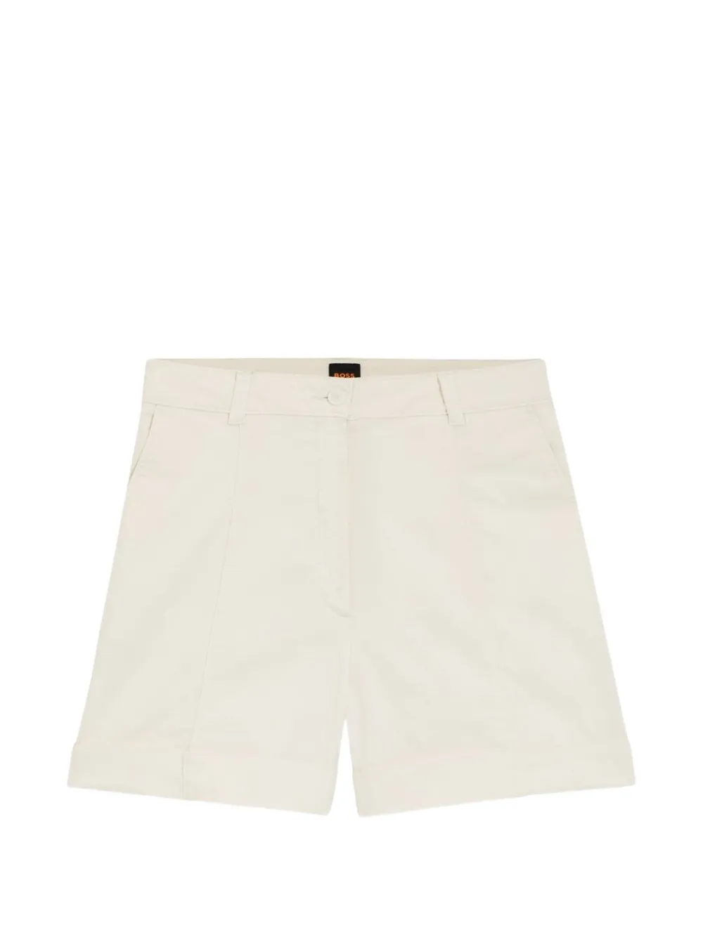 BOSS cuffed-hem shorts - Toni neutri
