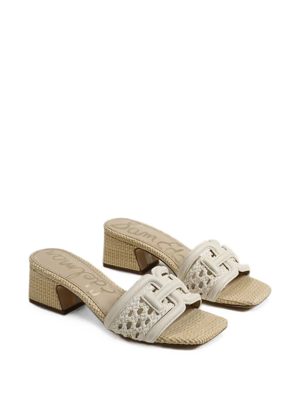Sam Edelman Waylon woven mules Beige