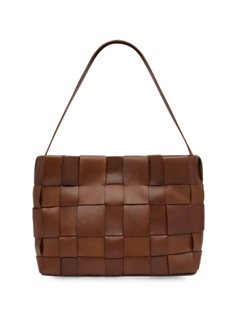 St. Agni woven mini tote bag - Brown