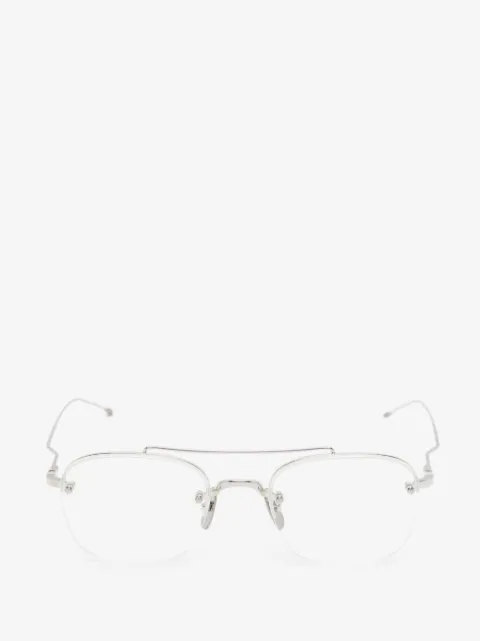 Thom Browne Eyewear lentes con armazón geométrica