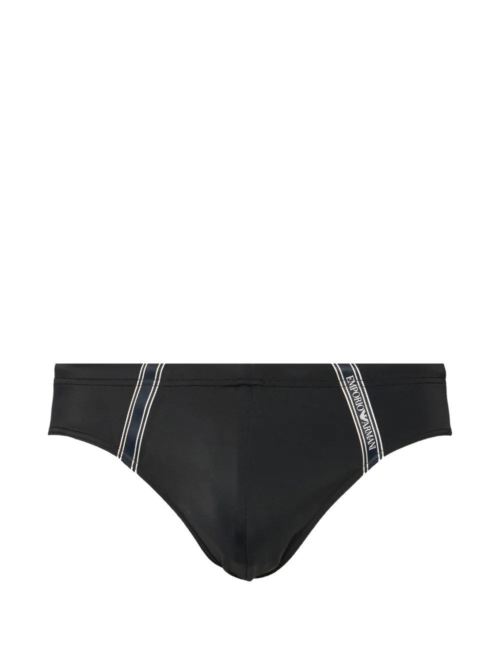 Emporio Armani Costume da bagno con stampa - Nero