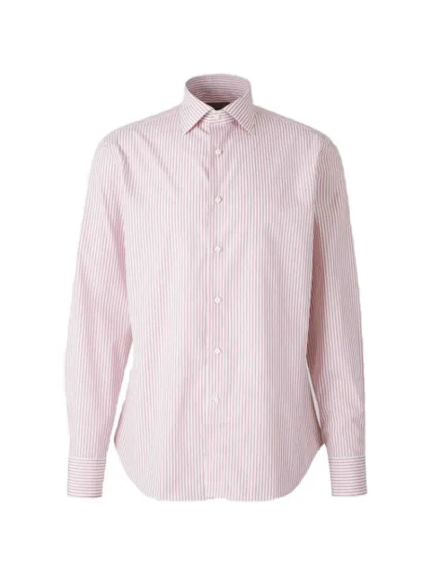 Canali striped cotton shirt