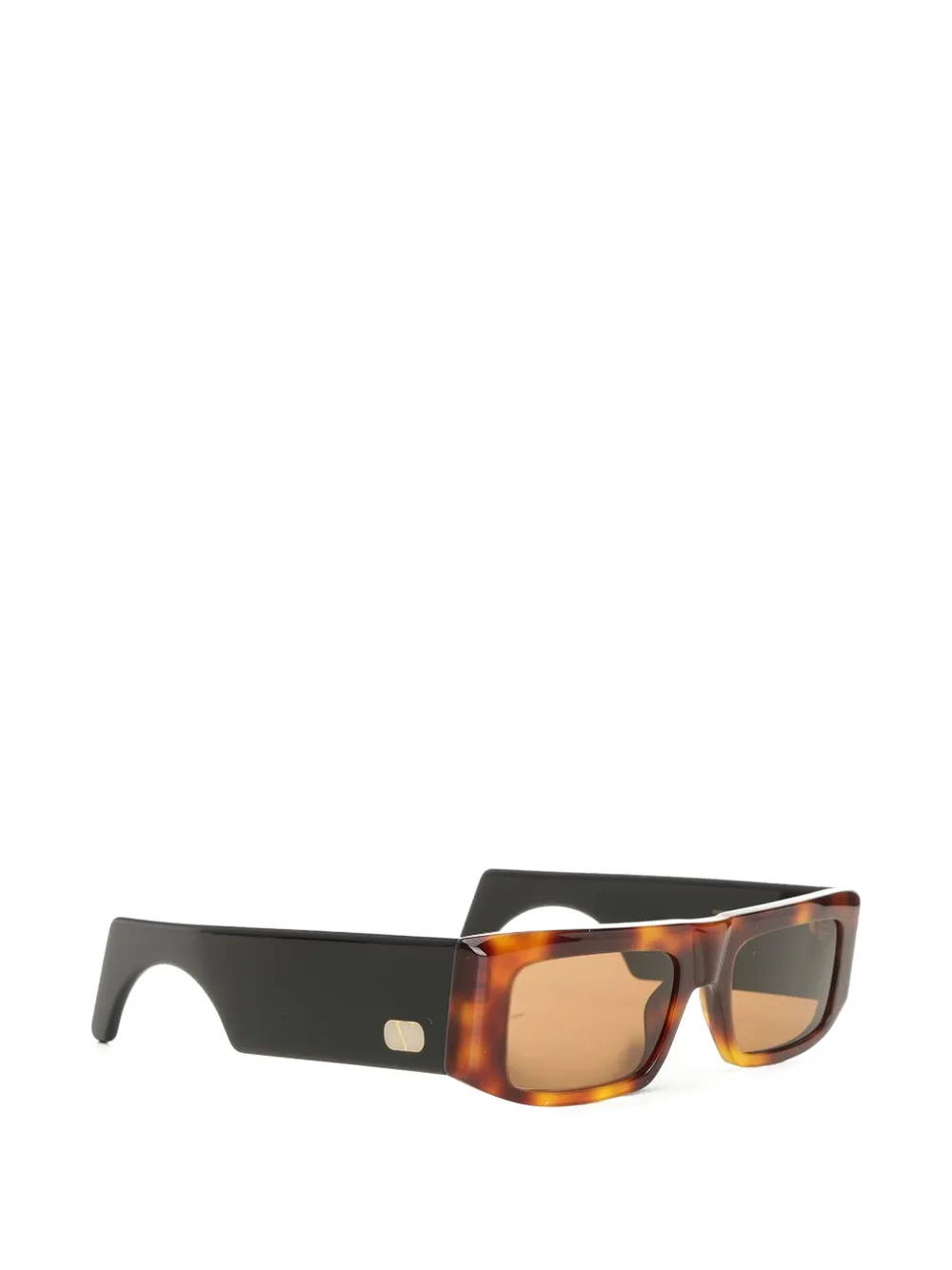 VALENTINO GARAVANI EYEWEAR VLogo bril met rechthoekig montuur Bruin