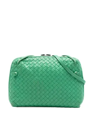 Bottega Veneta Pre-Owned カセット ショルダーバッグ | グリーン