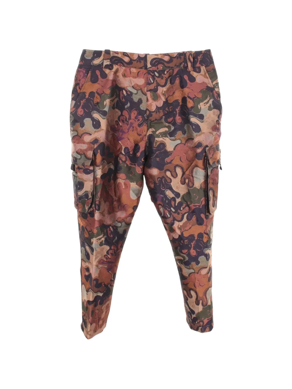 Christian Dior Pre-Owned x Peter Doig 2010s camouflage cargo pants - Brown