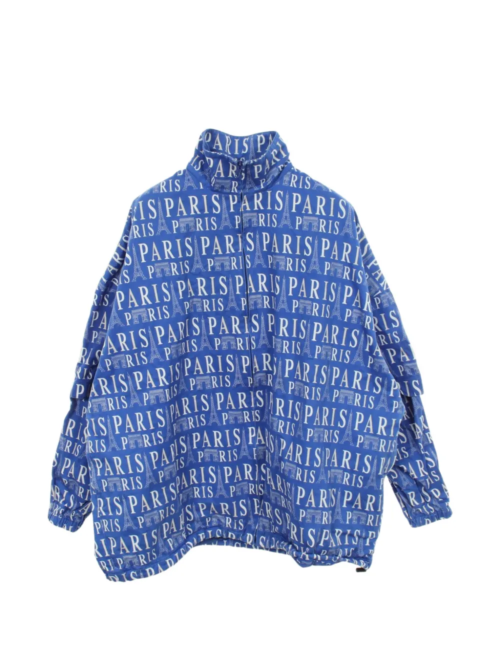 Balenciaga Pre-Owned 2000s logo-pattern jacket - Blu