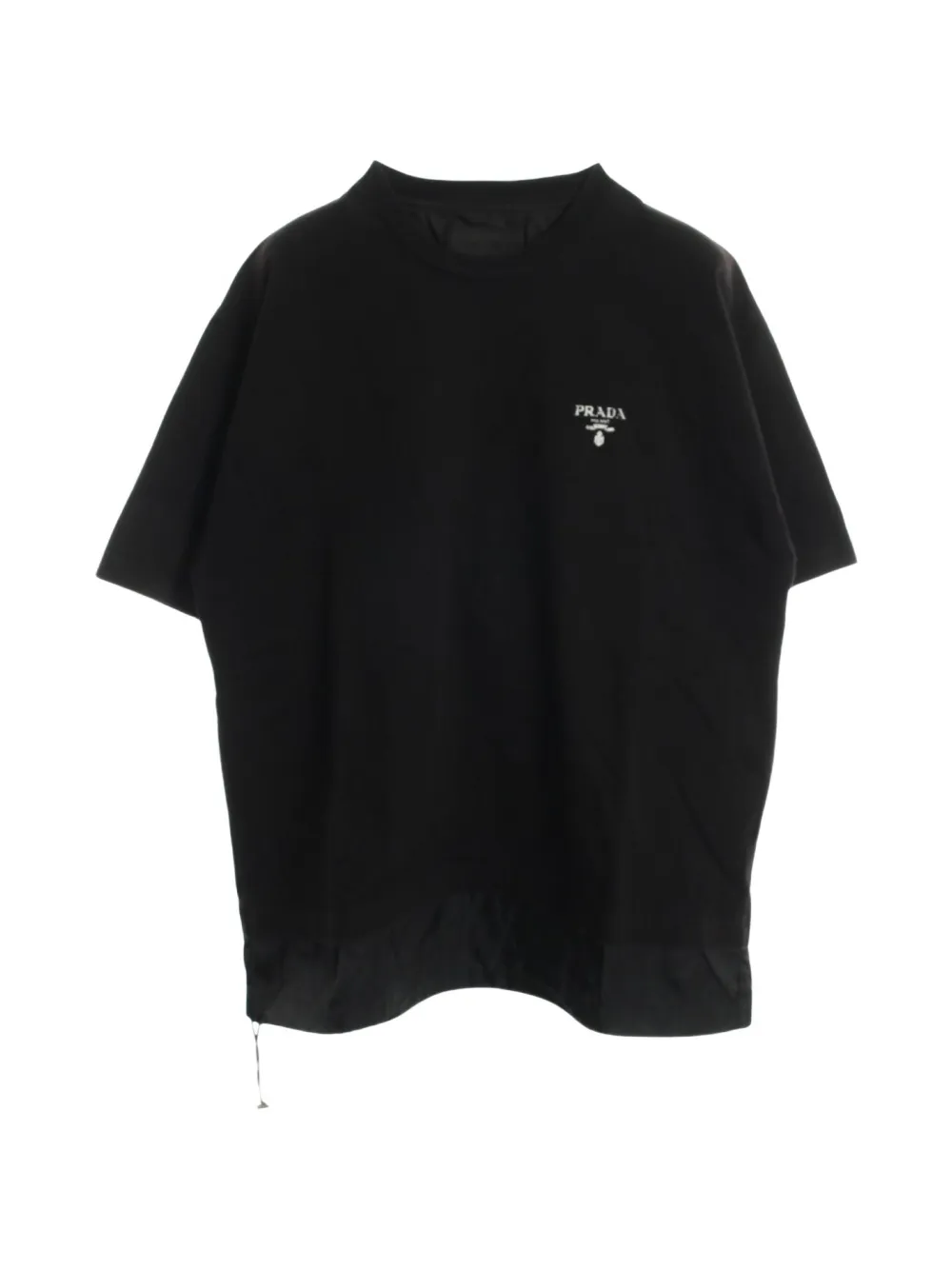 Prada Pre-Owned 2000 T-Shirt mit Logo-Print - Schwarz