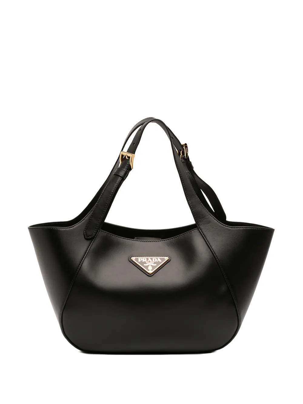 Prada Pre-Owned 2013-2026 Medium Leather tote bag - Nero