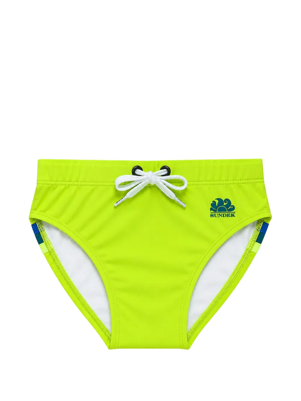 Sundek logo-print drawstring swim briefs - Verde
