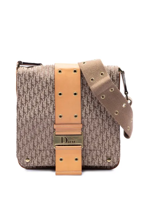 Christian Dior Pre-Owned bolsa crossbody Street Chic de lona Diorissimo Trotter 2003