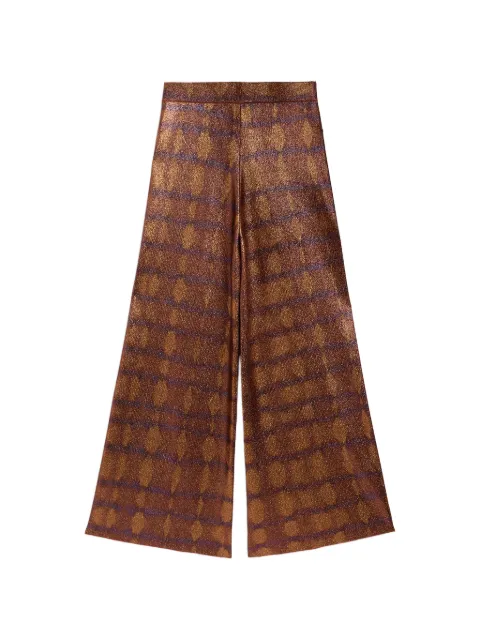 MOMONÌ printed lurex Anselmo trousers