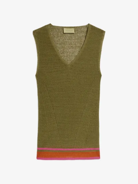 MOMONÌ ribbed-knit Ella tank top