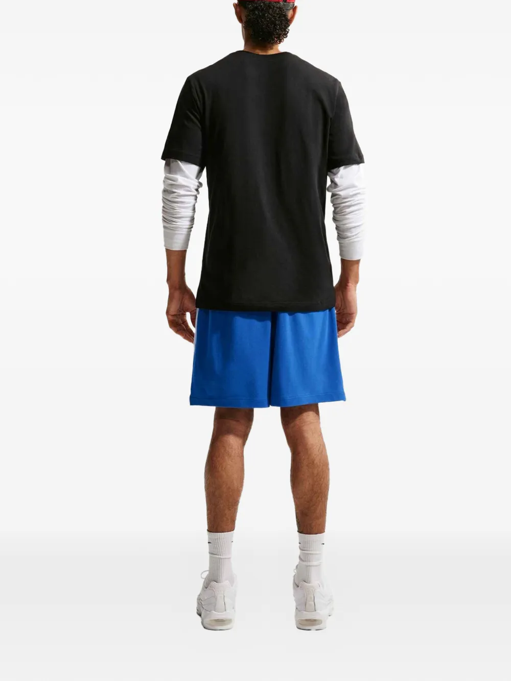 Nike Shorts met logoprint Blauw