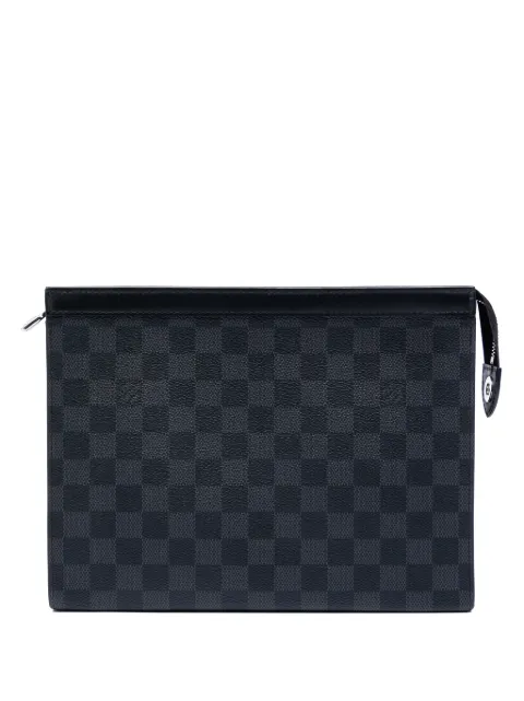 Louis Vuitton Pre-Owned 2010-2026 Damier Graphite Pochette Voyage MM clutch bag