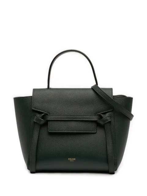 Celine Pre-Owned 2019 Nano Grained Calfskin Belt Bag satchel