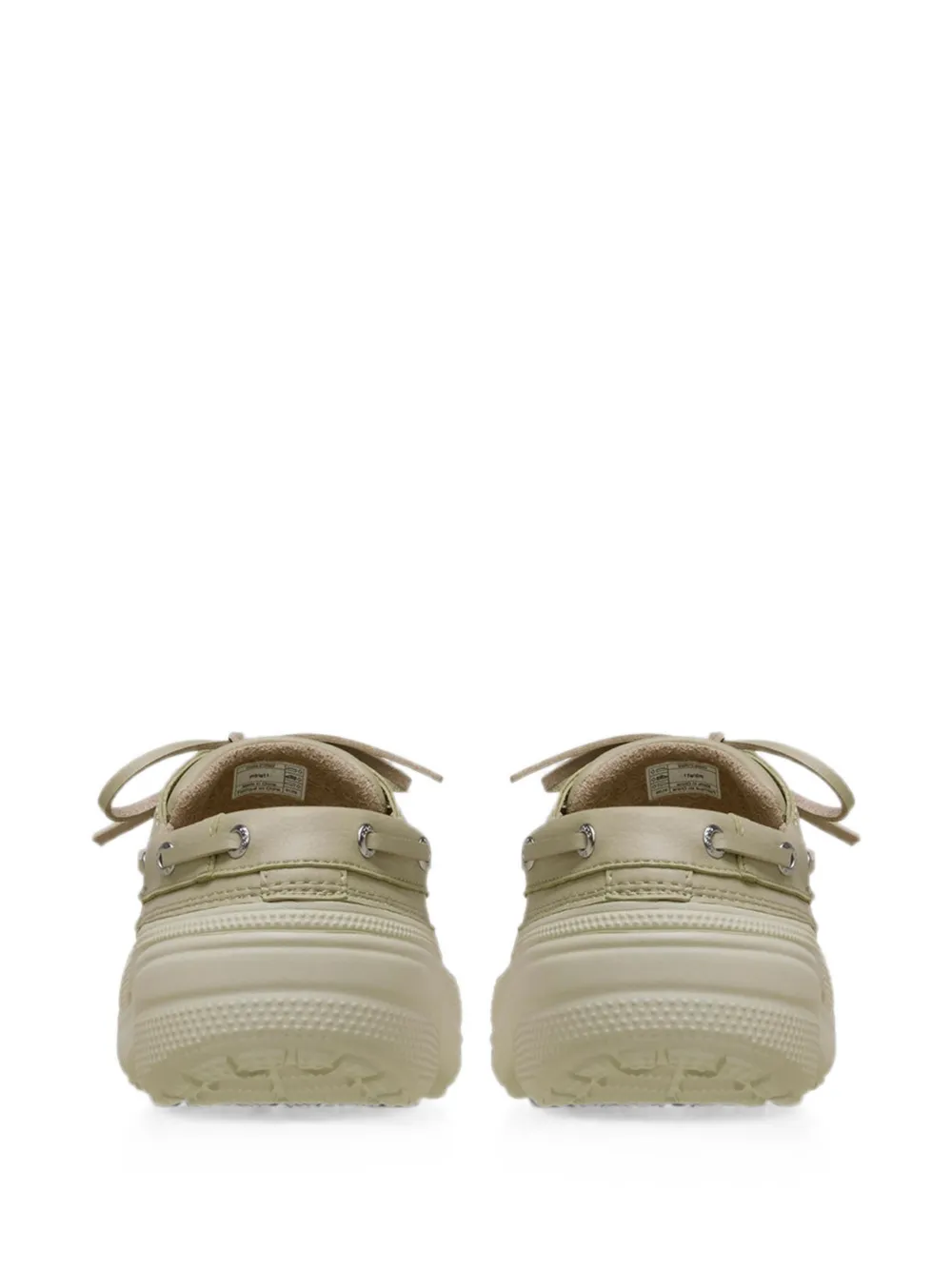 Crocs Classic bootschoenen met geperforeerde details Beige