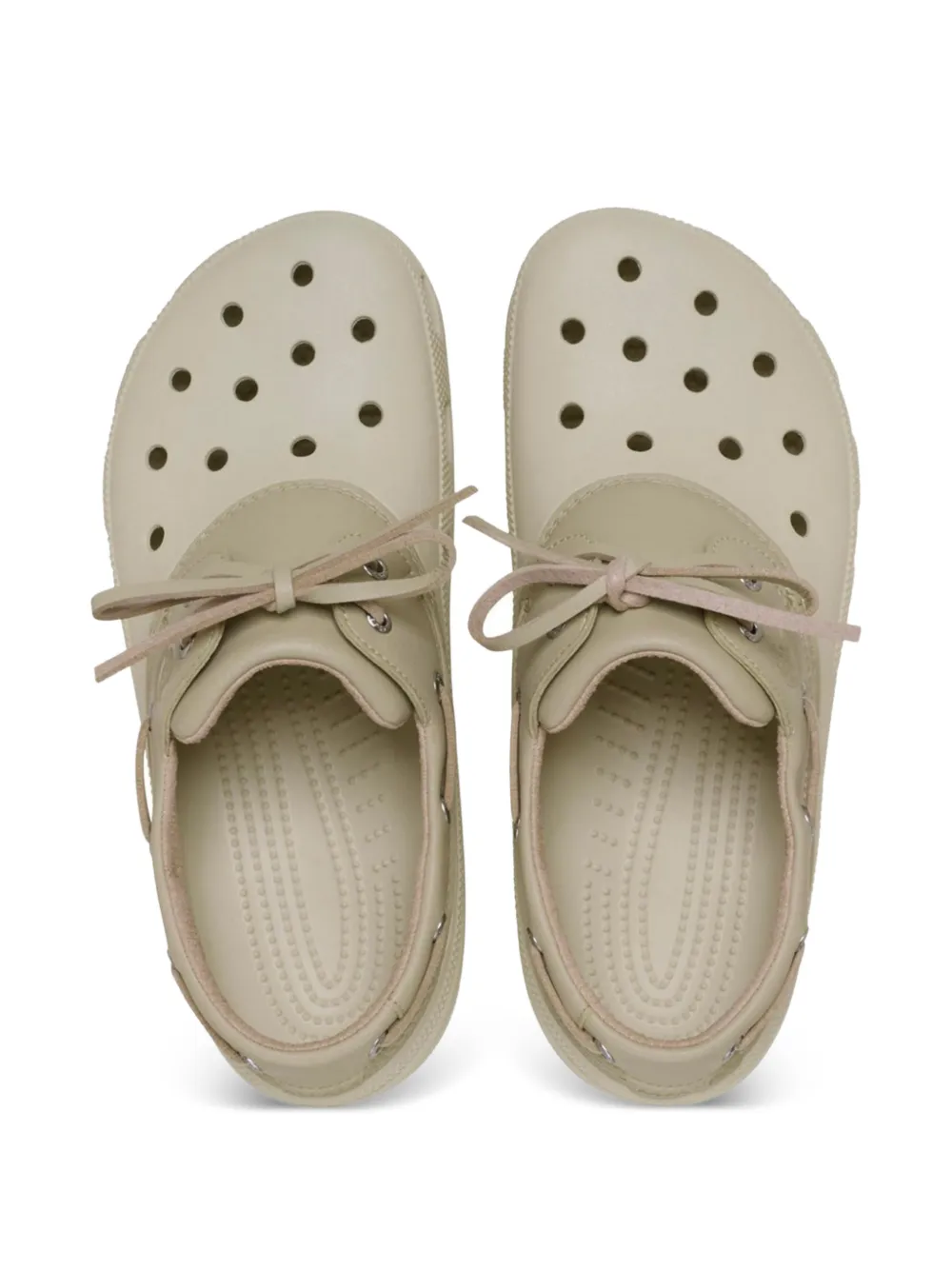 Crocs Classic bootschoenen met geperforeerde details Beige