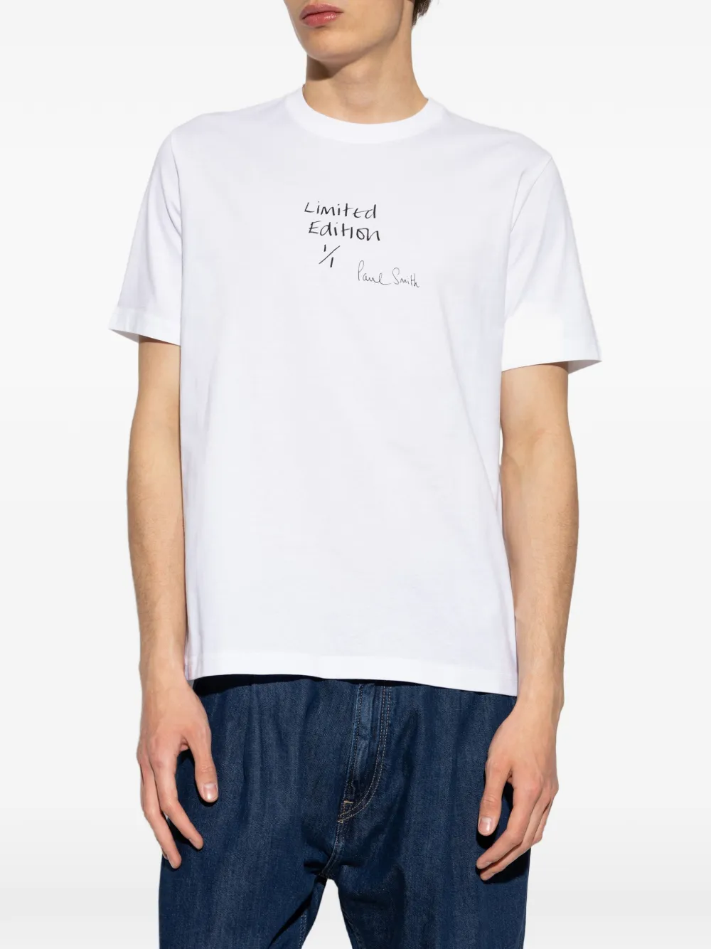 PS Paul Smith T-shirt met logoprint Wit