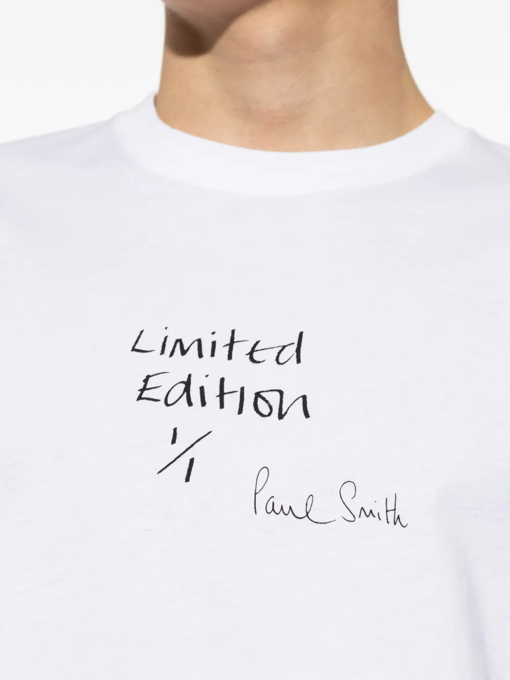 PS Paul Smith T-shirt met logoprint Wit