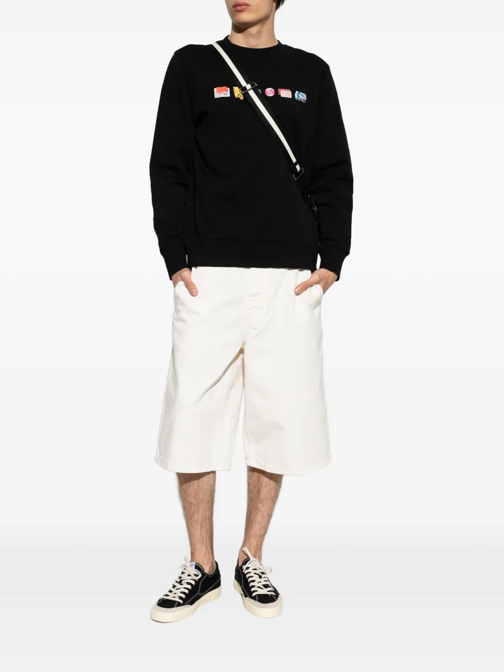 PS Paul Smith Trui met print Zwart