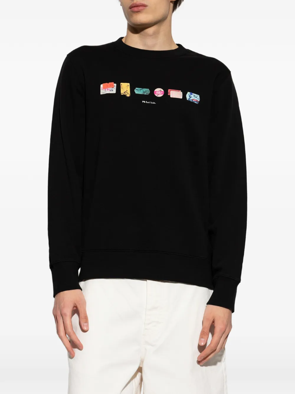 PS Paul Smith Trui met print Zwart