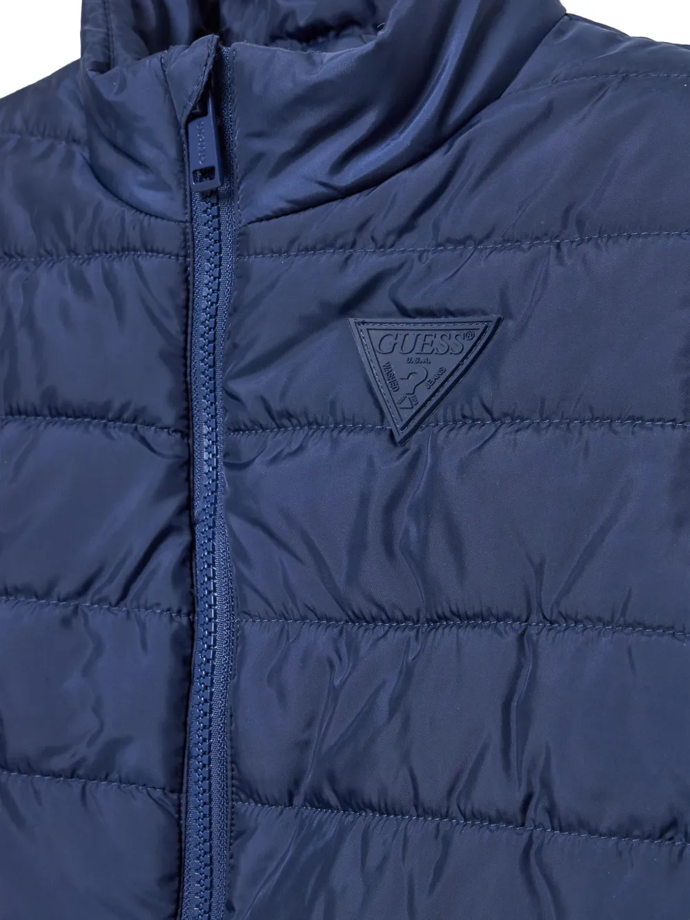 guess kids Bodywarmer met logopatch Blauw