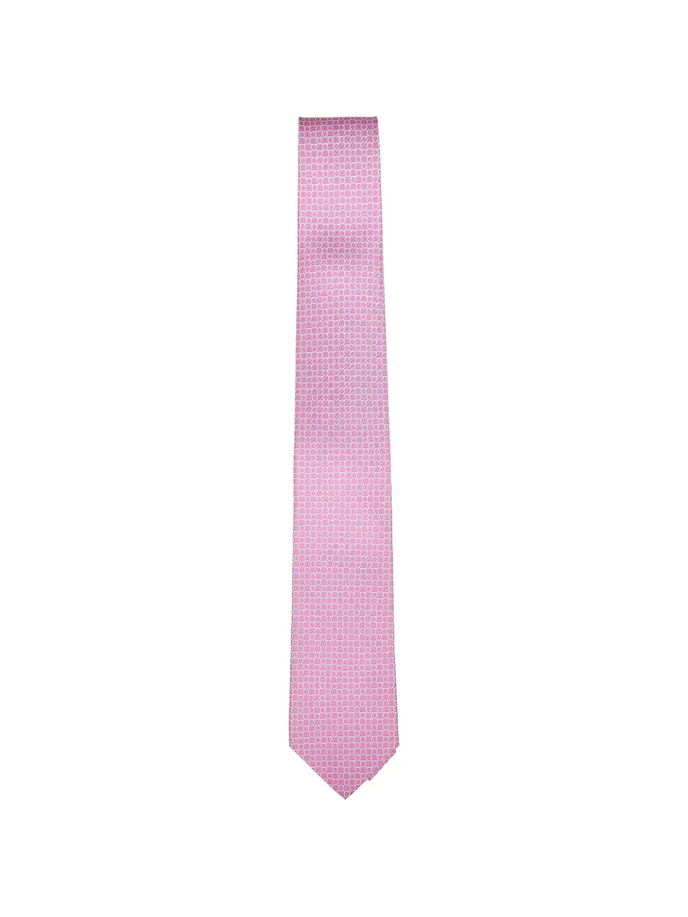 Ferragamo Gancini silk tie - Rosa