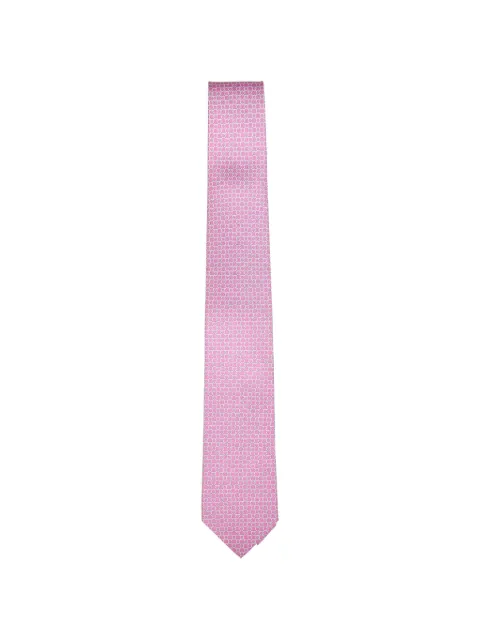 Ferragamo Gancini silk tie