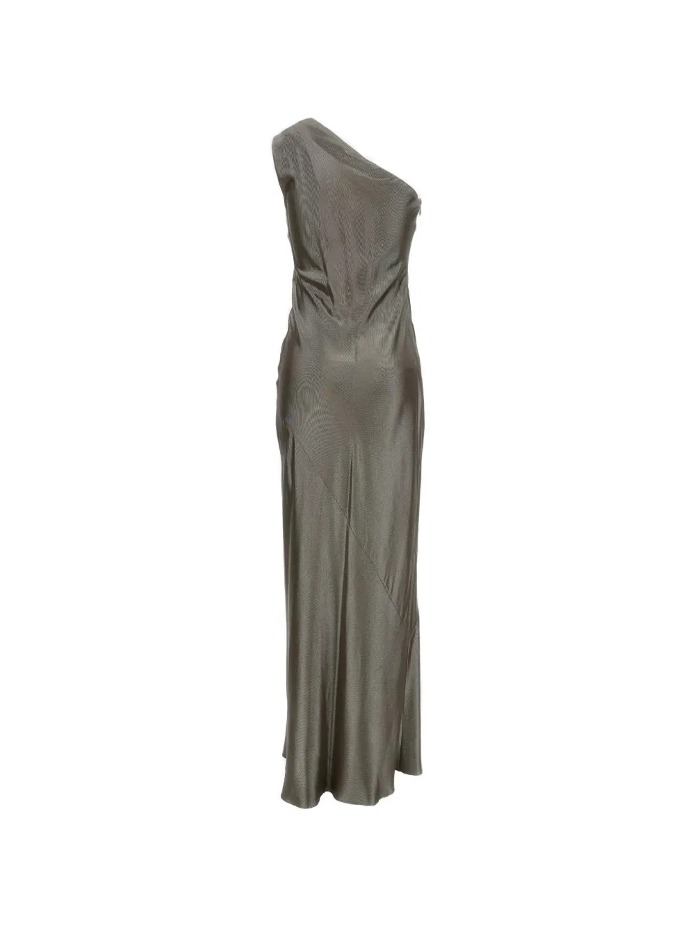 Max Mara Asymmetrische maxi-jurk Grijs