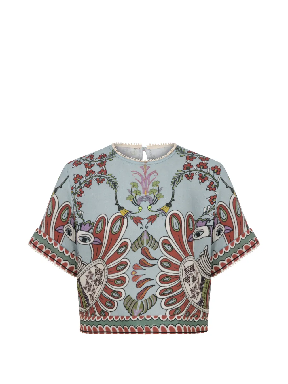LUG VON SIGA Dakota graphic-print top - Blu