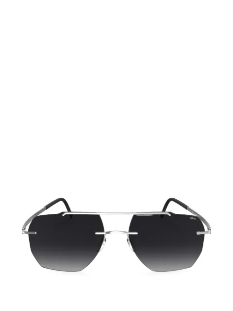 Silhouette geometric-frame sunglasses