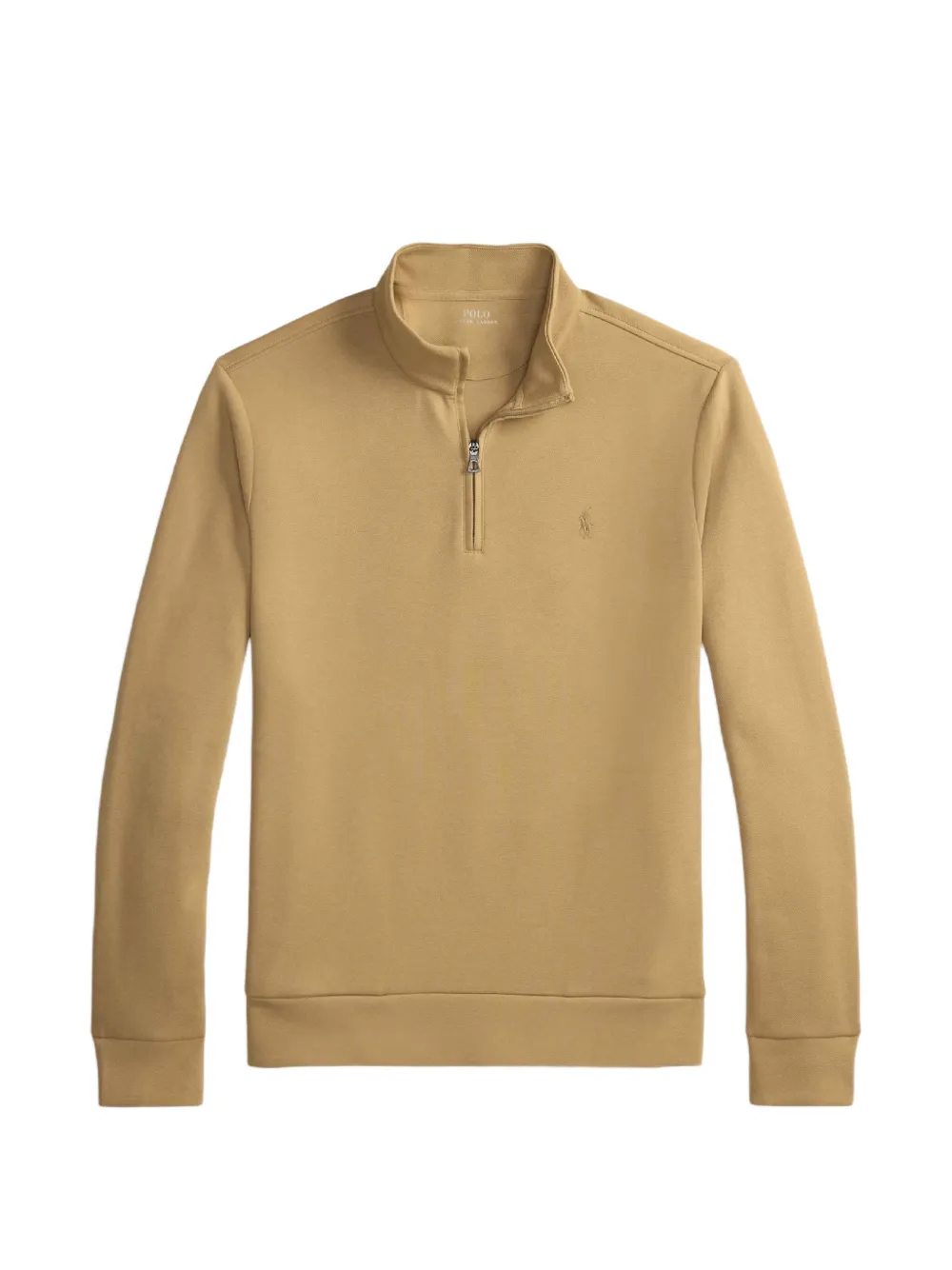 Polo Ralph Lauren logo-embroidered zip-up sweater - Toni neutri