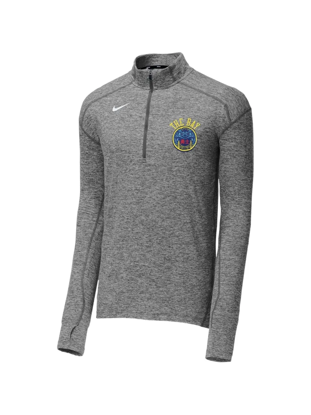 Nike Golden State Warriors T-shirt met lange mouwen Grijs