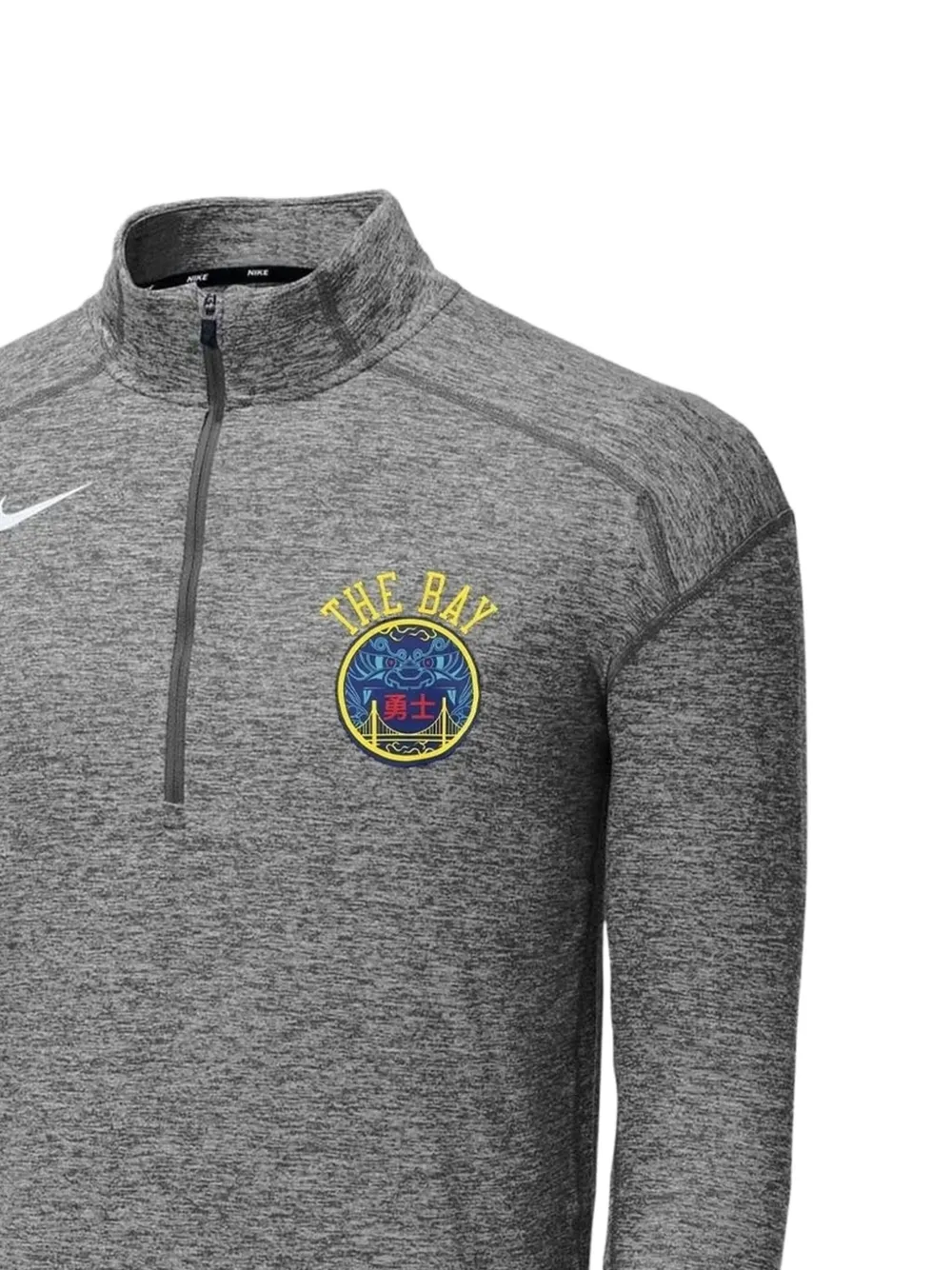 Nike Golden State Warriors T-shirt met lange mouwen Grijs