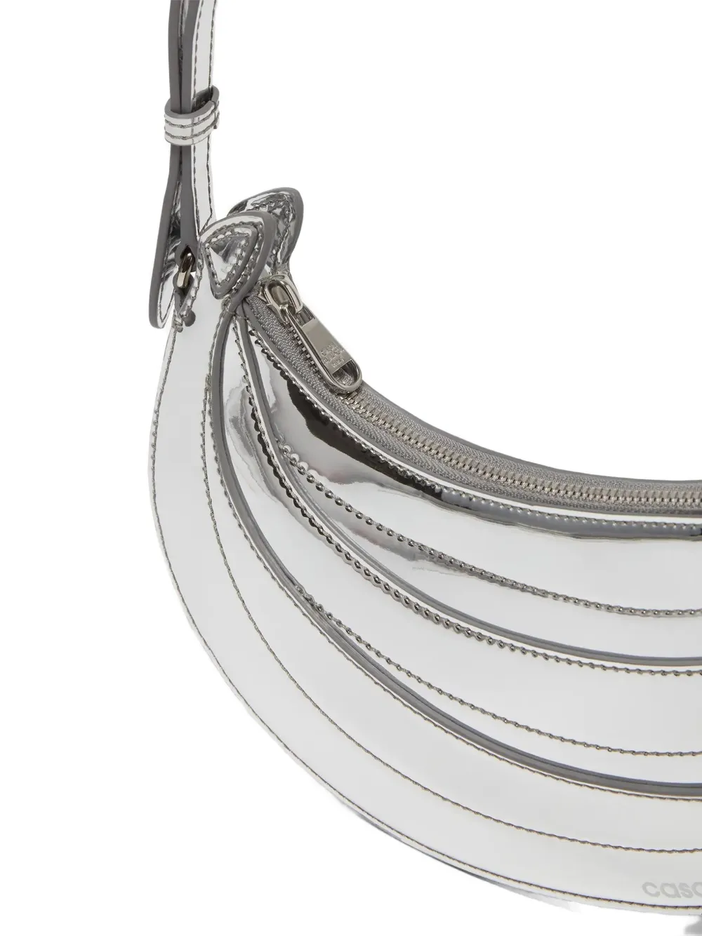 Casablanca Banana schoudertas Zilver