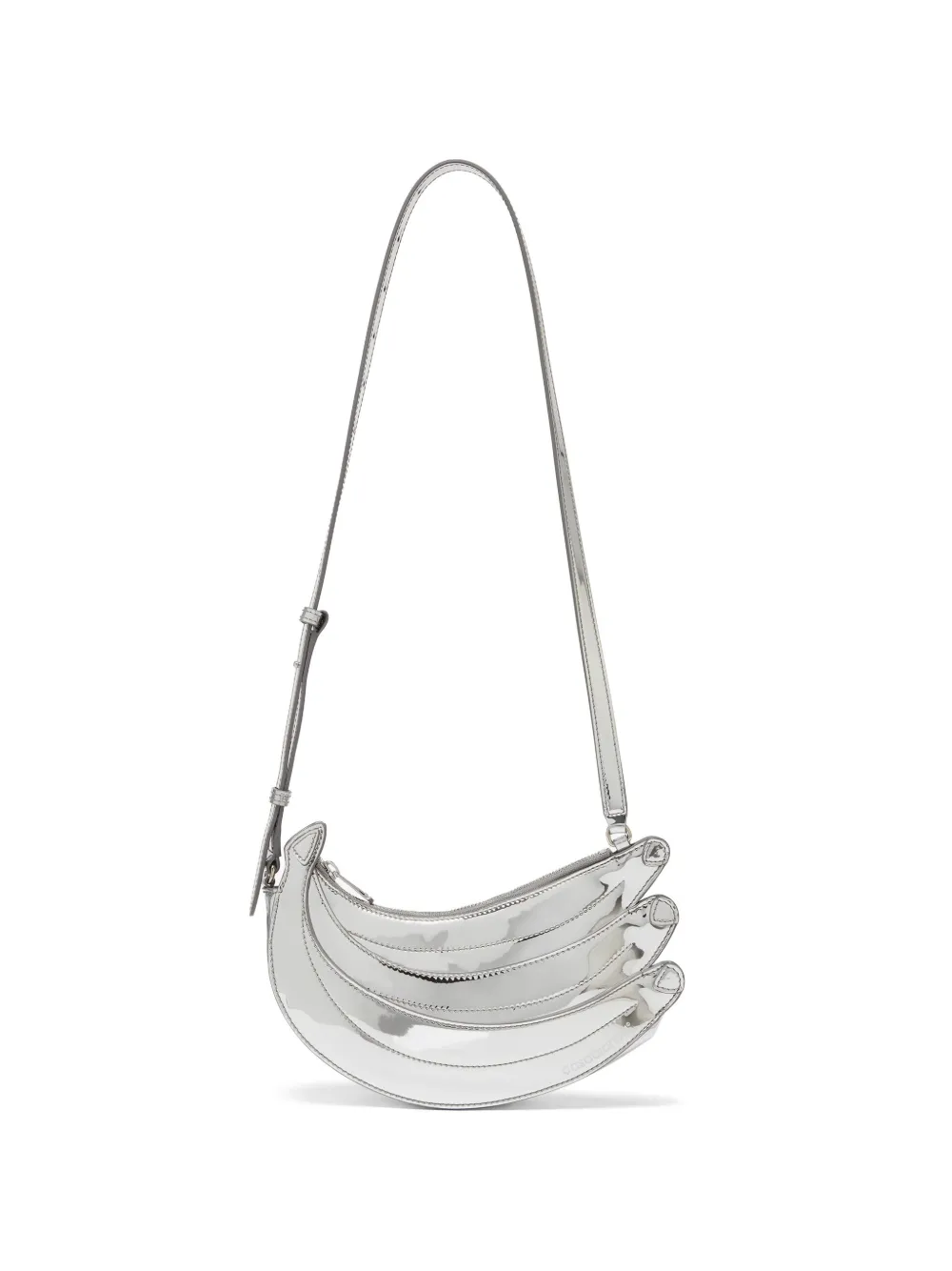 Casablanca Banana shoulder bag - Argento