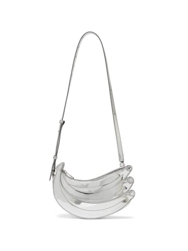 Casablanca Banana Bag in Silver