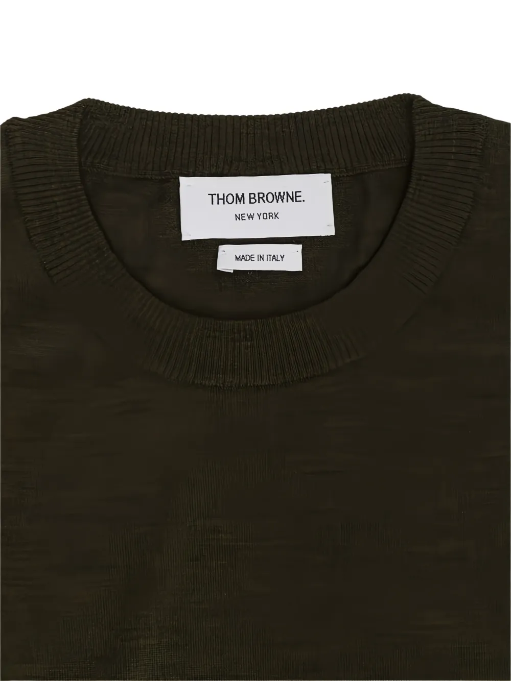Thom Browne Trui met streep Groen