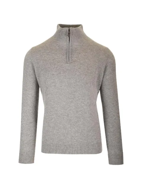 Al Duca D’Aosta 1902 zip-fastening cashmere jumper