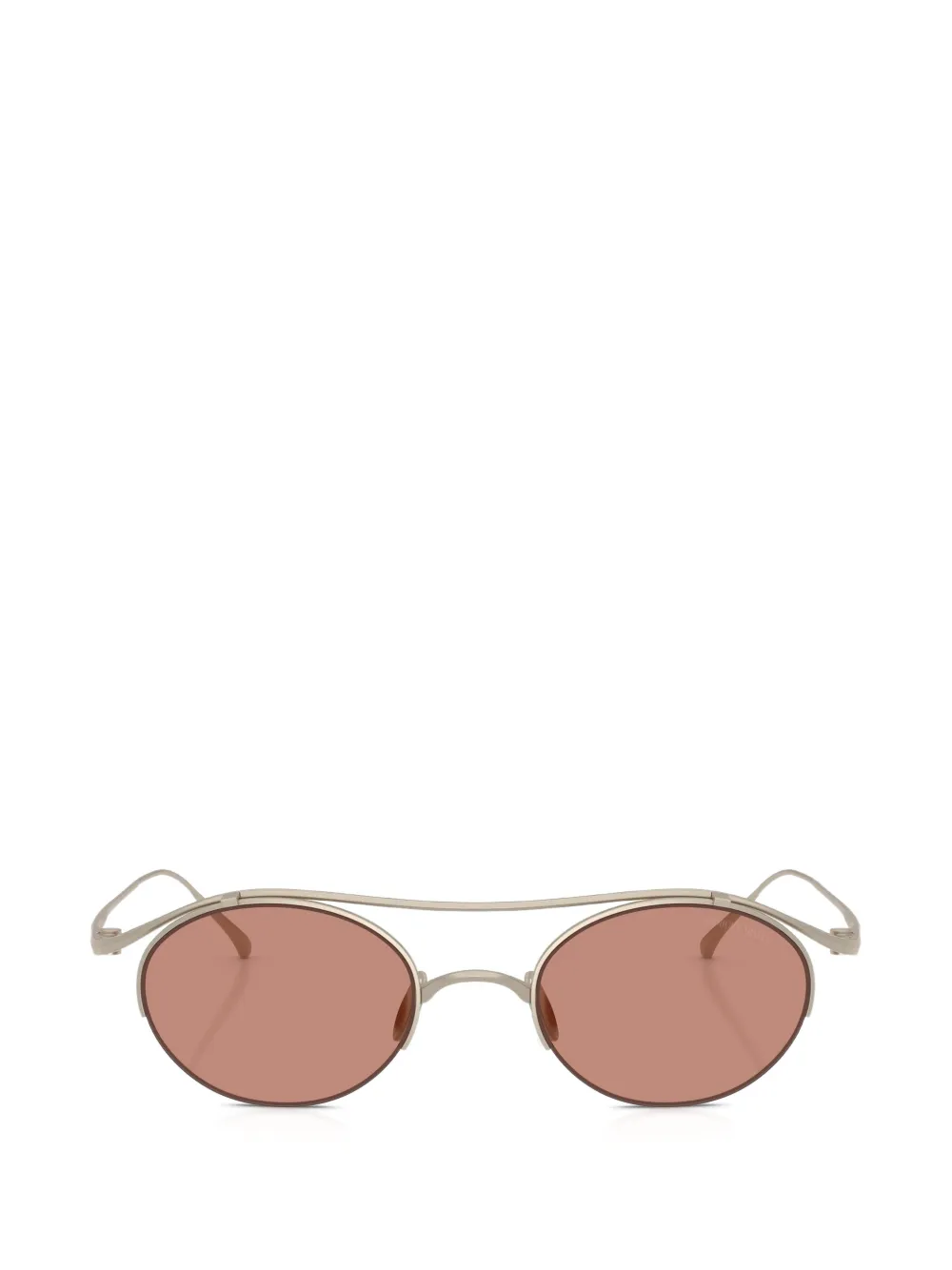 Giorgio Armani oval-frame sunglasses - Oro