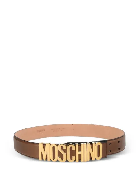 Moschino cinturón con letras del logo
