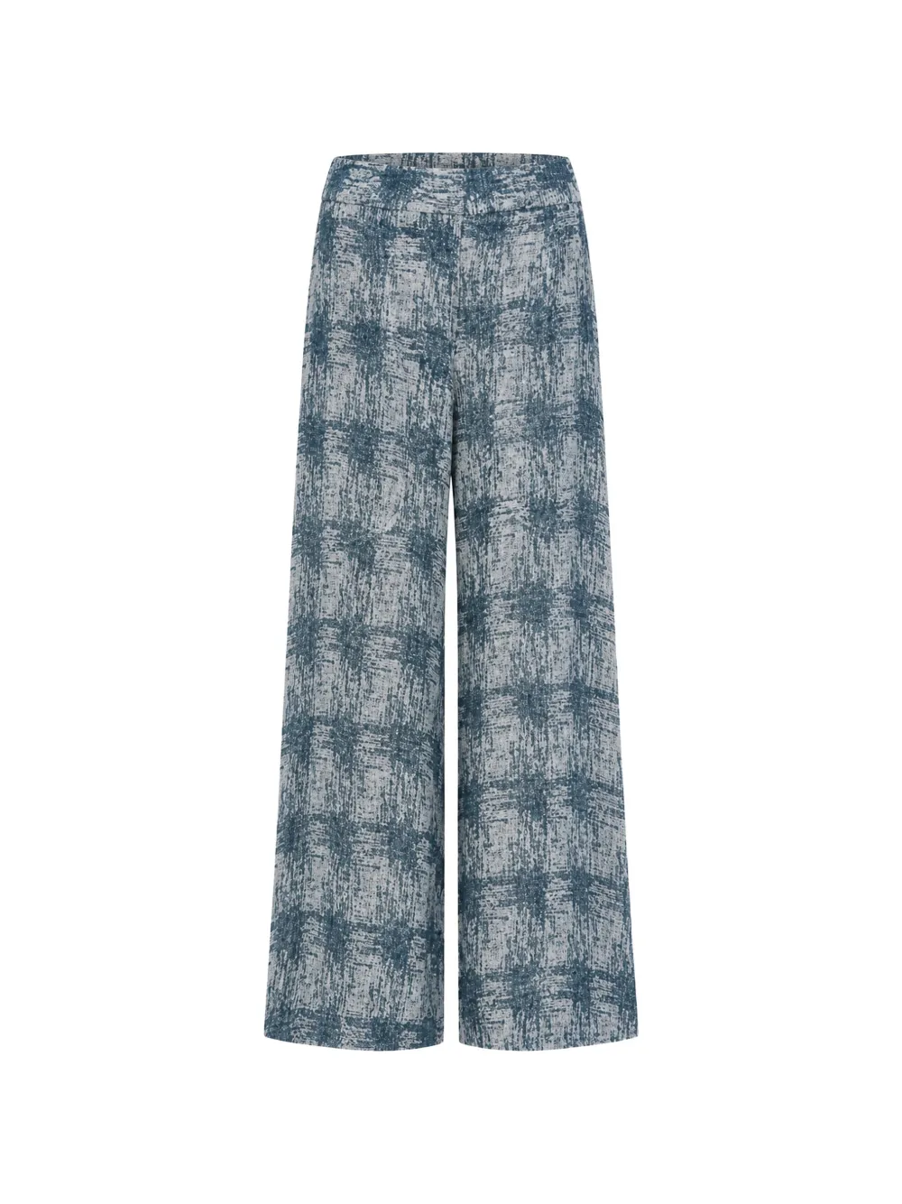 JBQ abstract-print palazzo pants - Blu