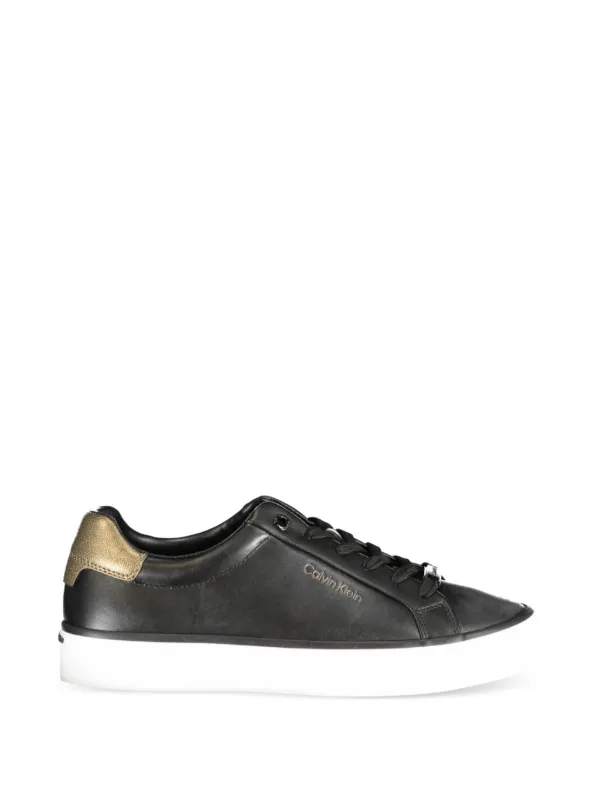 Calvin Klein Round-toe Sneakers in Black